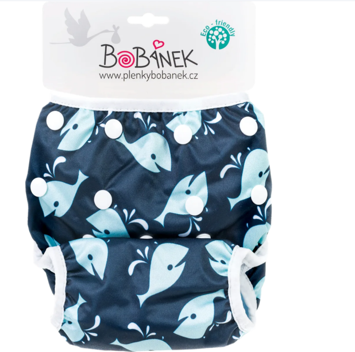 BOBANEK growing swimsuit for kids, Whales
