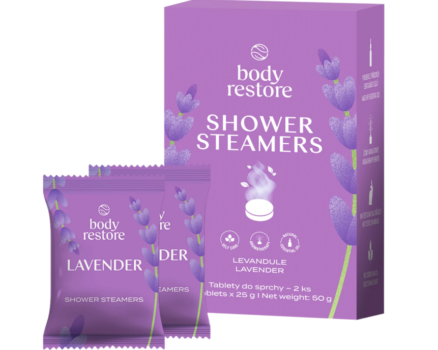 body restore shower steamers Lavender 2x50 g