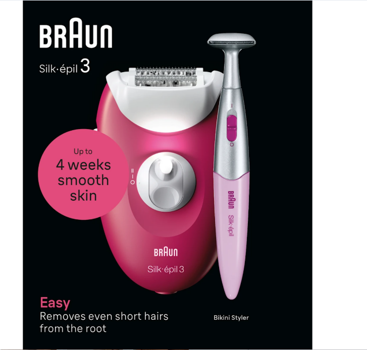 Braun Silk·épil 3 epilator + bikini trimmer