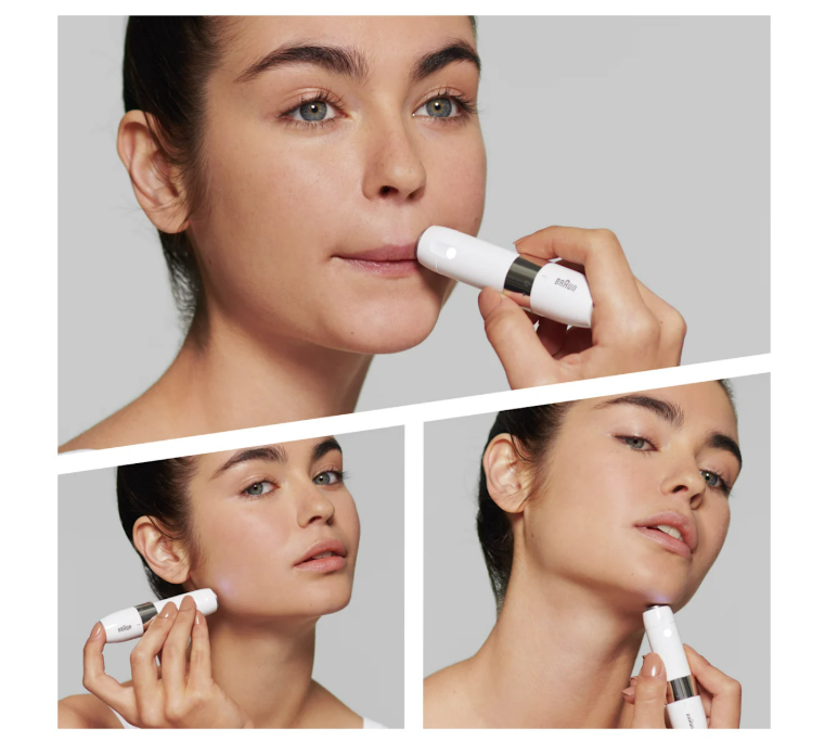Braun electric facial hair remover