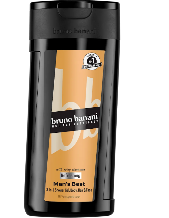 Bruno Banani Man's Best 3-in-1 shower gel, 250 ml