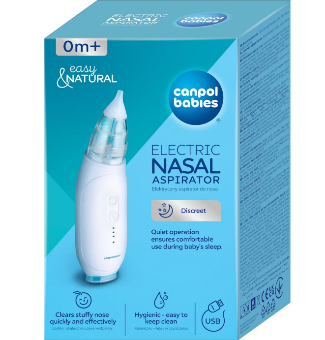 Canpol babies electric nasal aspirator easy & NATURAL 0m+