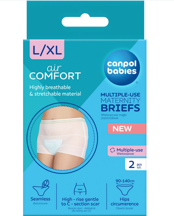 Canpol babies postpartum panties multifunctional L/XL, 2 pcs