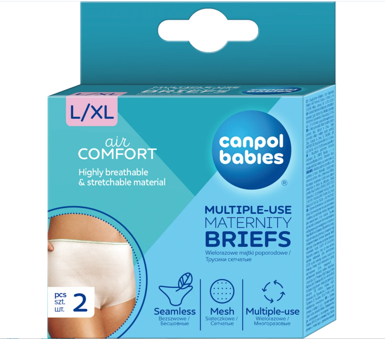 Canpol babies postpartum panties multifunctional L/XL, 2 pcs