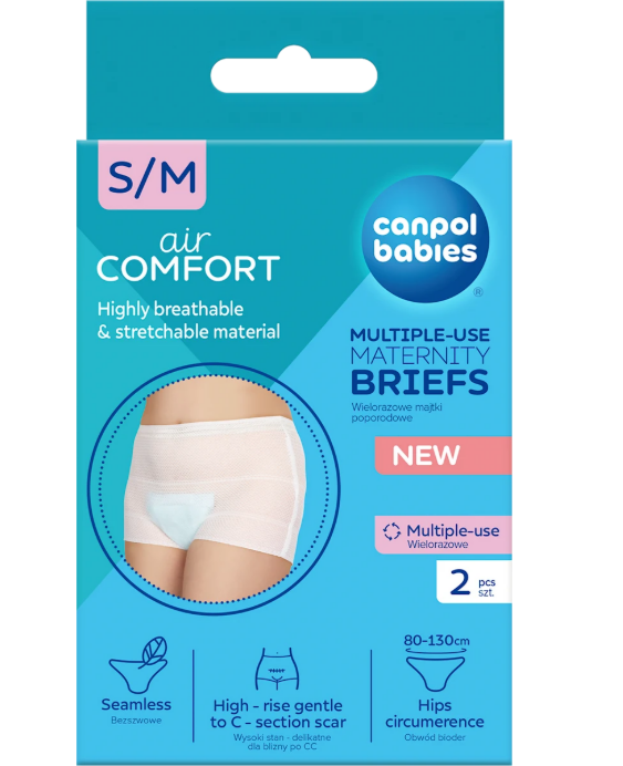 Canpol babies postpartum panties multifunctional, size S/M, 2 pcs