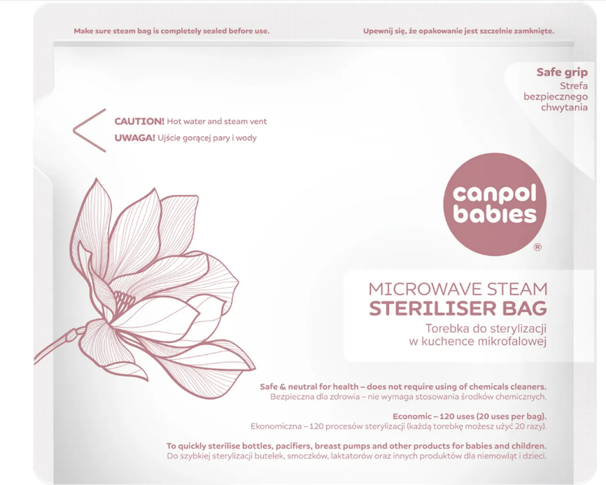 Canpol babies Microwave sterilization bags, 6 pcs