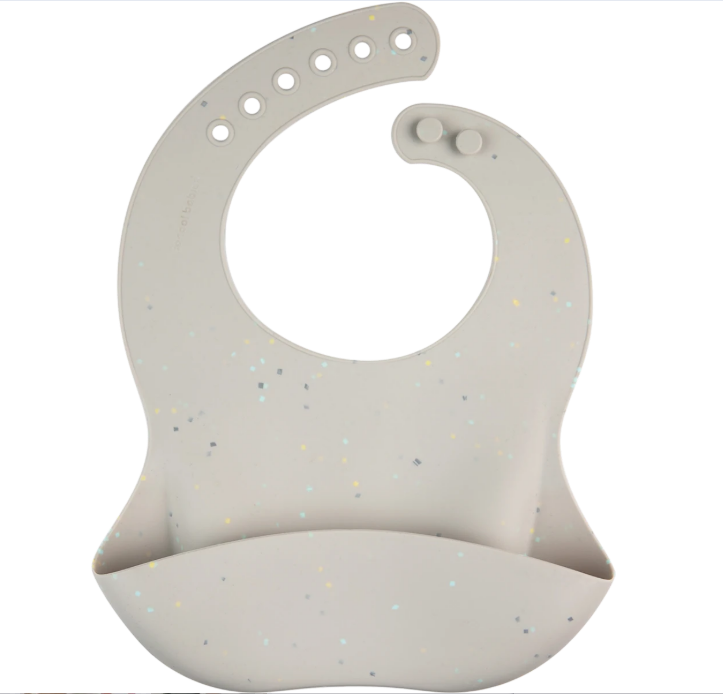 Canpol babies silicone bib grey, 1 pc