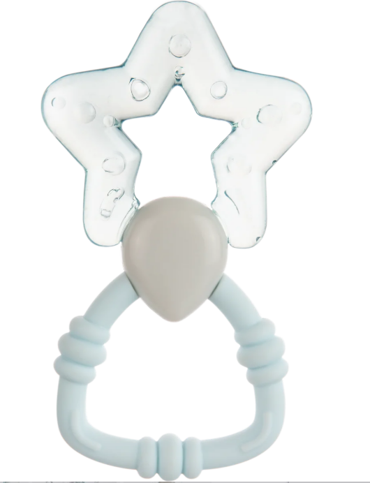 Canpol babies Water Teether with rattle blue, 3m+, 1 pc