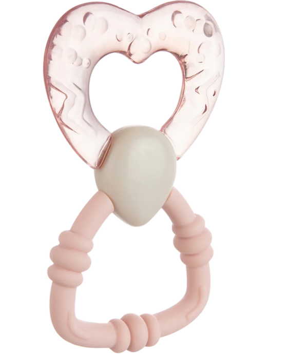 Canpol babies Water Teether with rattle Pink, 3m+, 1 pc