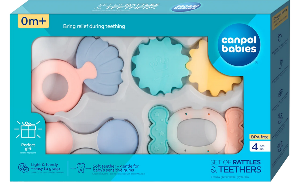 Canpol babies set of rattles & teethers