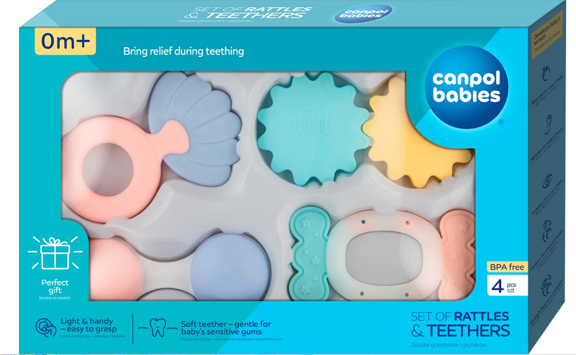 Canpol babies set of rattles & teethers