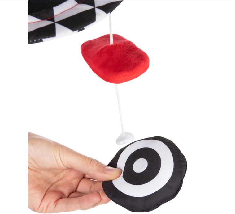 Canpol babies SENSORY contrasting plush carousel with melodies, 1 pc