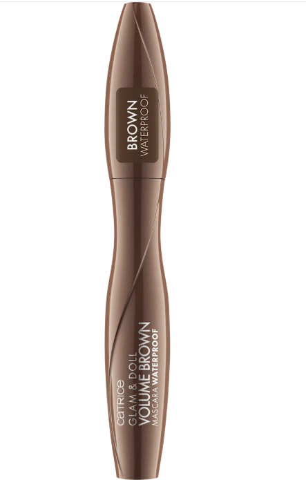 CATRICE Glam & Doll Volume Brown waterproof mascara, brown, 10 ml