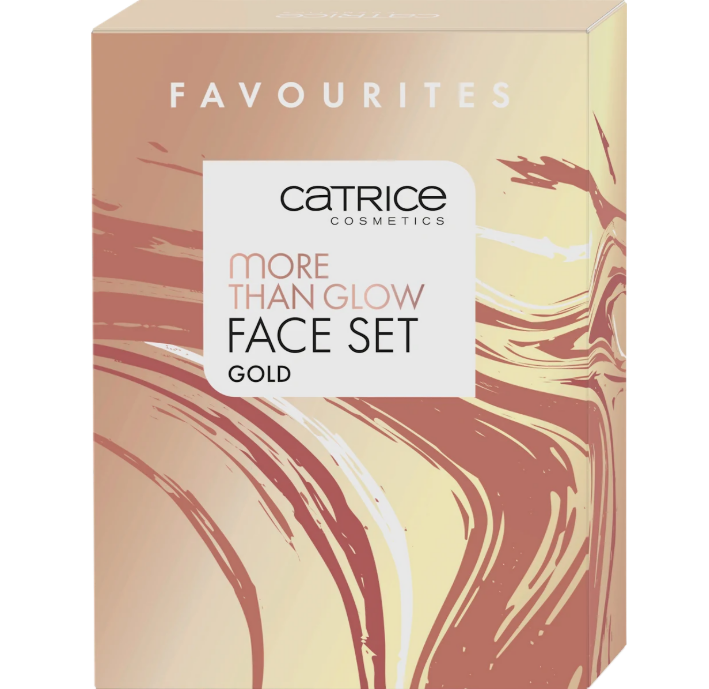 CATRICE More Than Glow Face Set Gold, 3 pcs