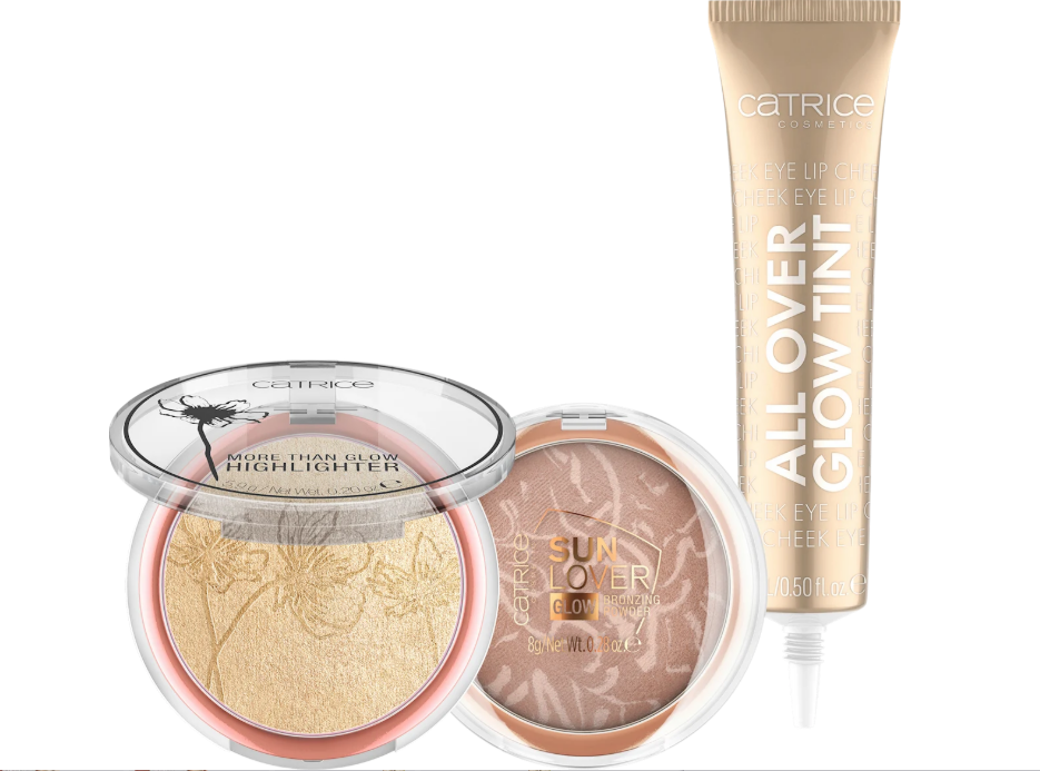 CATRICE More Than Glow Face Set Gold, 3 pcs