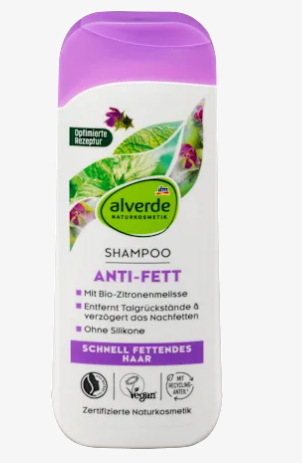 alverde NATURKOSMETIK Nettle and lemon balm hair shampoo, 200 ml