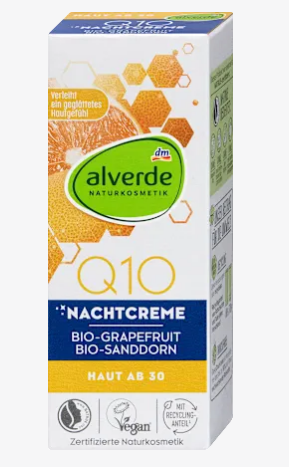 alverde NATURKOSMETIK Q10 night cream, 50 ml