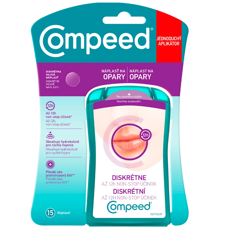 Compeed cold sore patch, 15 pcs
