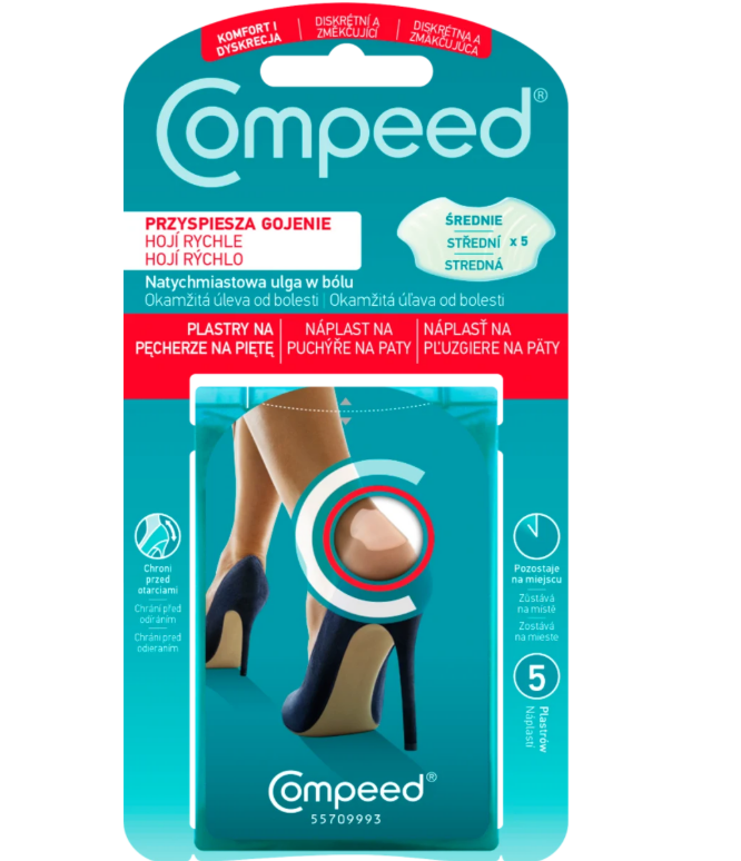 Compeed heel blister patch, 5 pcs