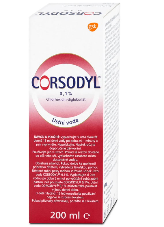 CORSODYL mouthwash, 200 ml
