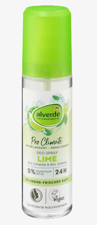 alverde NATURKOSMETIK Pro Climate deodorant spray sage & lime, 75 ml