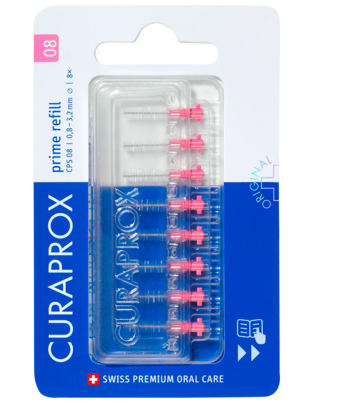 CURAPROX interdental brush prime blister refill, size 08