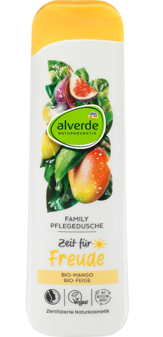 alverde NATURKOSMETIK Mango and Figs shower gel, 300 ml