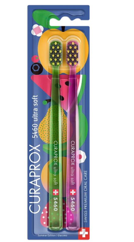 CURAPROX toothbrush 5460 ultra soft Summer Edition, 2 pcs