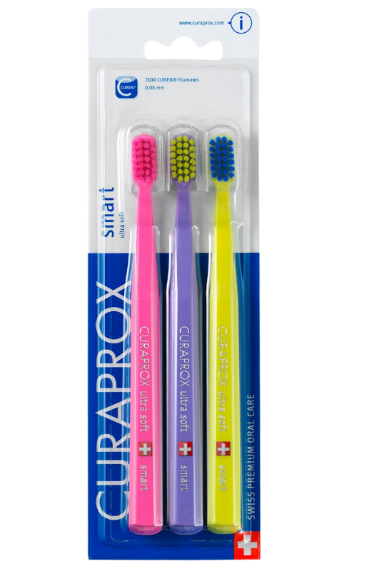 CURAPROX ultra soft Smart toothbrush, 3 pcs