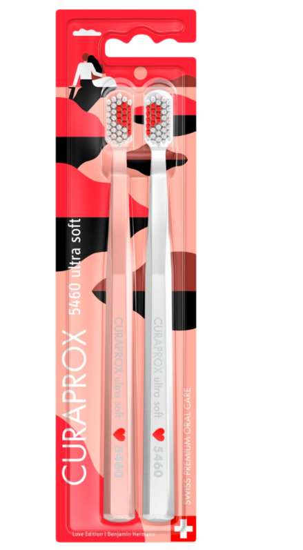 CURAPROX toothbrush 5460 ultra soft Love Edition, 2 pcs