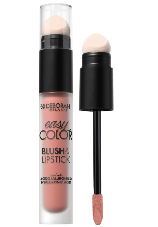 DEBORAH MILANO Easy Color 2-in-1 liquid blush and lipstick, 4 ml