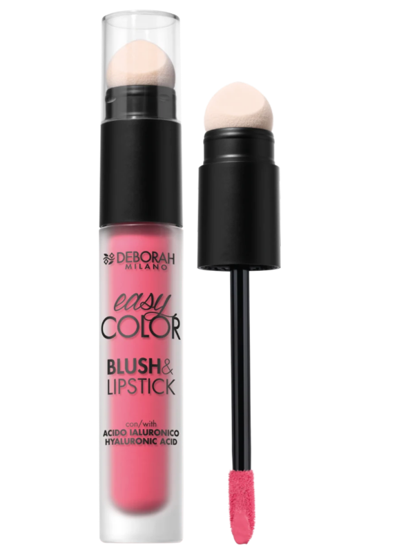 DEBORAH MILANO Easy Color 2-in-1 liquid blush and lipstick, 4 ml