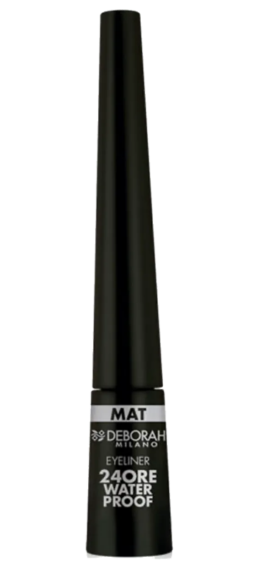 DEBORAH MILANO matte eyeliner 24ore 2 Black, 2.9 g