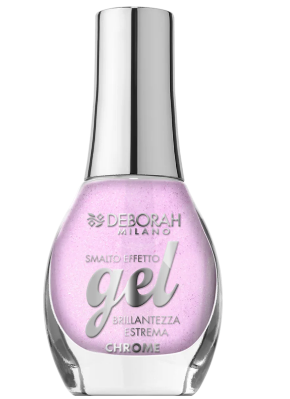 DEBORAH MILANO Chrome 01 gel nail polish, 8.5 ml