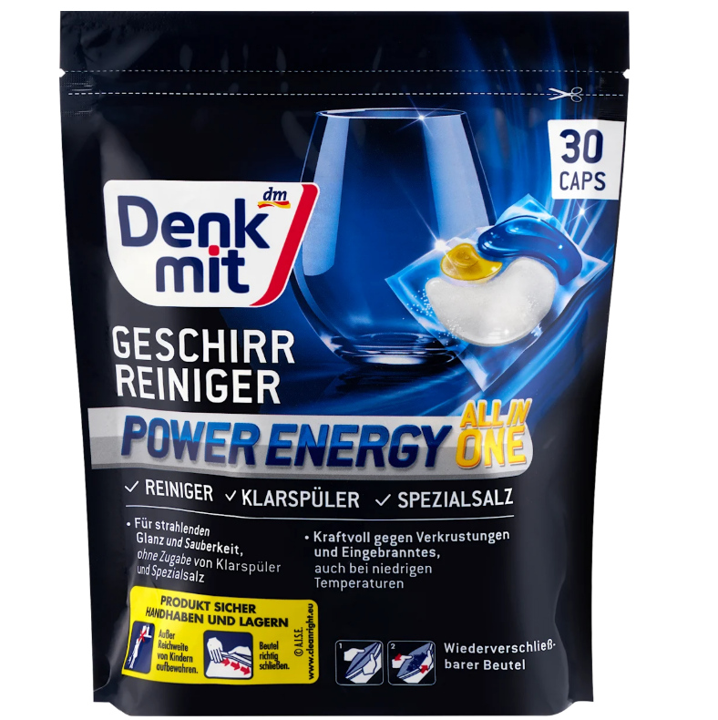 Denkmit Multi-Power Energy dishwasher capsules, 30 pcs