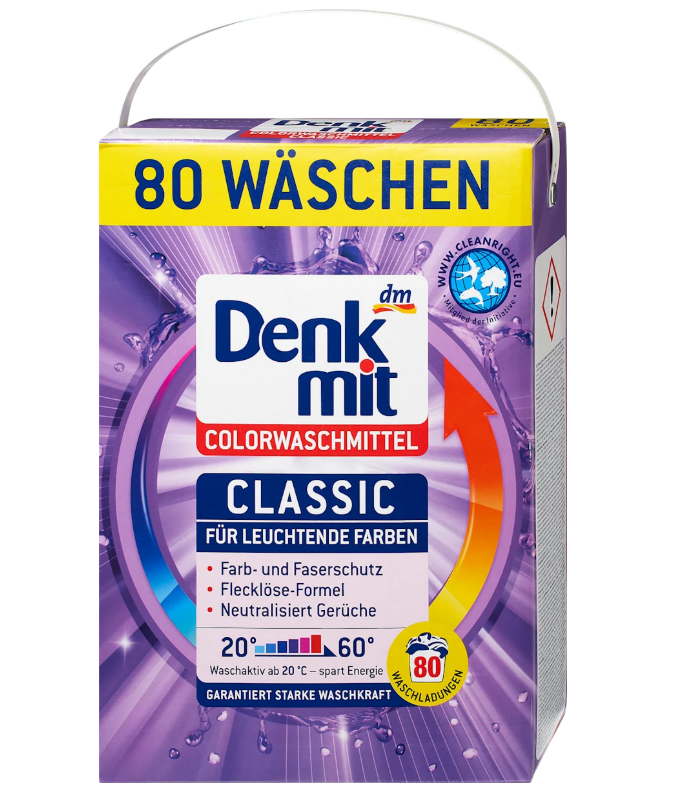 Denkmit washing powder for colored laundry, 5.2 kg