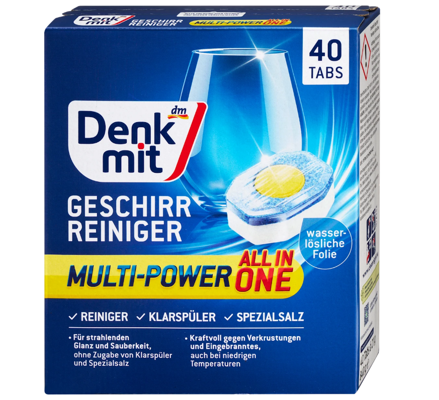 Denkmit Multi-Power dishwasher tablets, 40 pcs