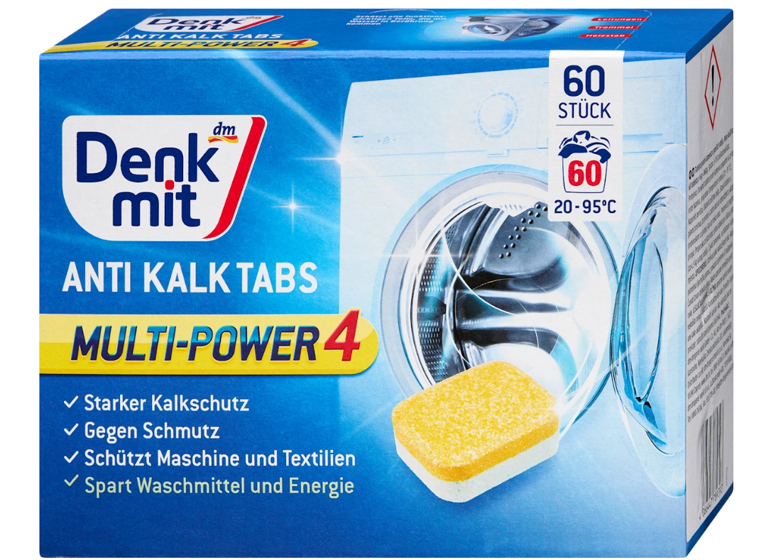 Denkmit anti-limescale tablets, 60 pcs