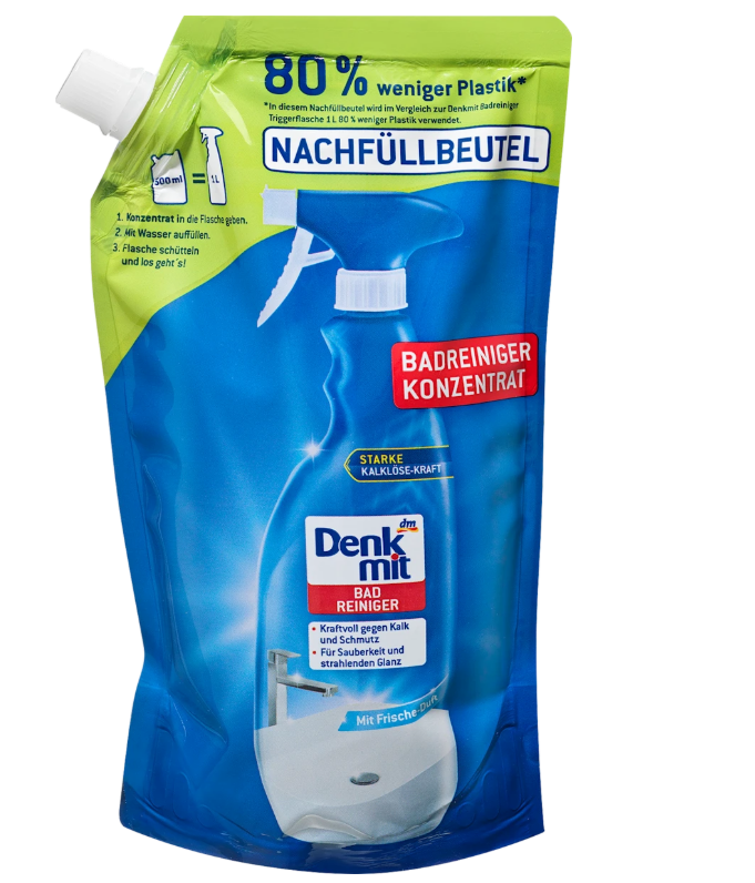Denkmit concentrated bathroom cleaner refill, 500 ml