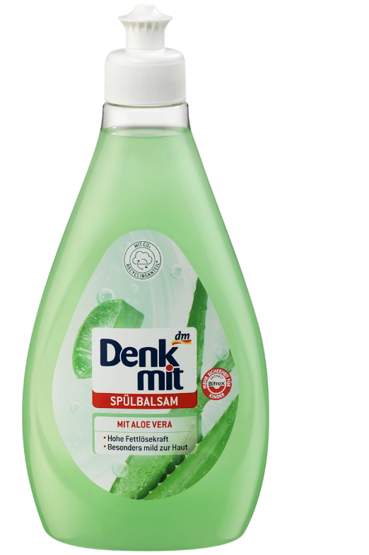 Denkmit Dishwashing balm with Aloe Vera, 500 ml