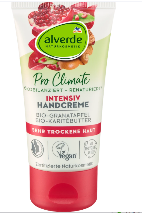 alverde NATURAL COSMETICS Pro Climate Intensive Hand Cream, 75 ml