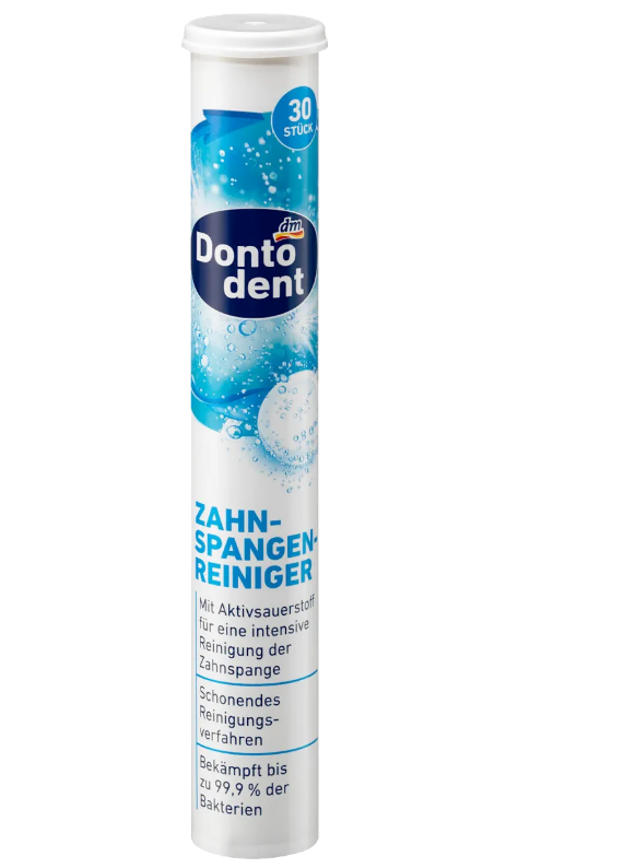 Dontodent cleaning tablets for braces, 60 pcs