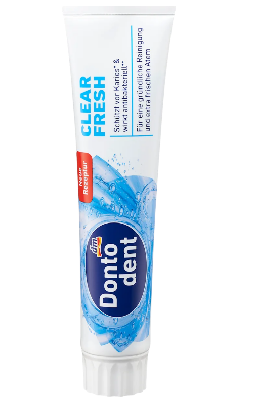 Dontodent Clear Fresh toothpaste, 125 ml