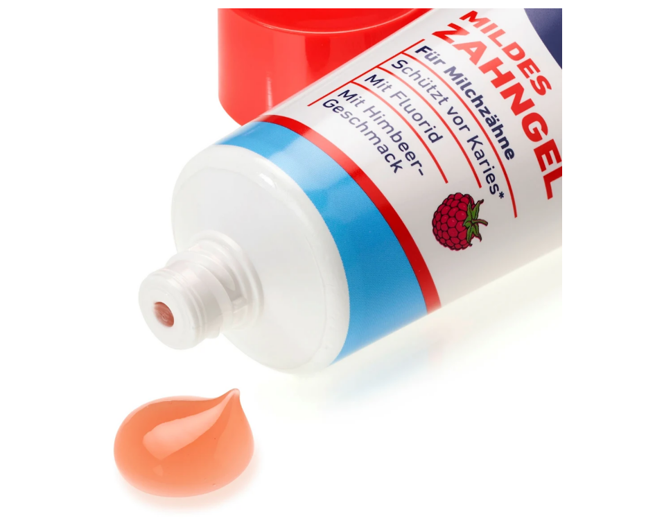Dontodent Kids dental gel with raspberry flavor, 100 ml