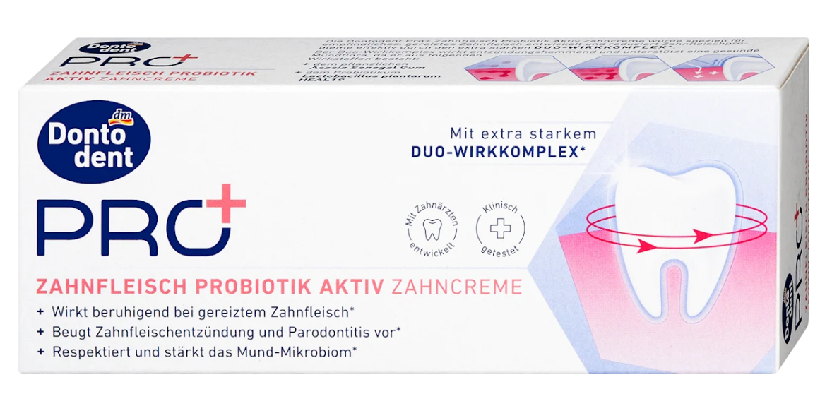 Dontodent PRO+ Pro+ toothpaste Probiotic Active, 75 ml
