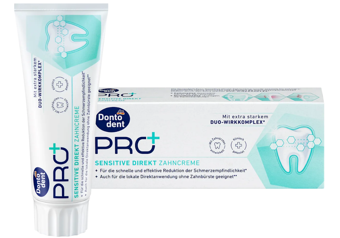 Dontodent PRO+ PRO+ toothpaste Sensitive Direct, 75 ml