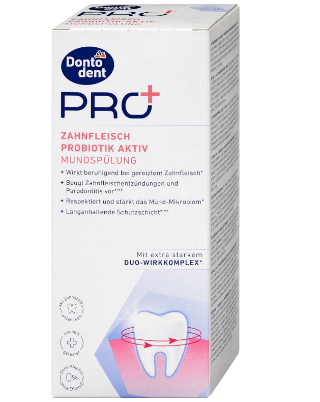 Dontodent PRO+ Pro+ mouthwash Probiotic Active, 400 ml