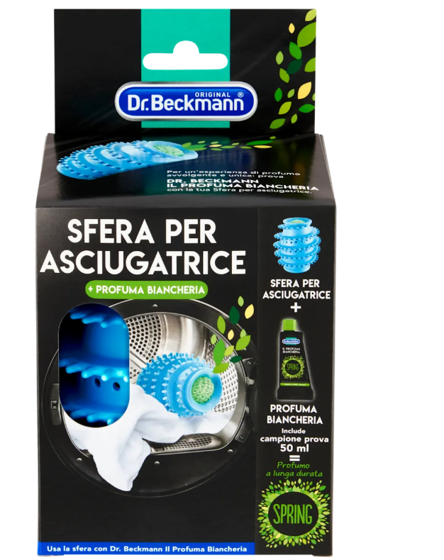Dr. Beckmann dryer ball + Spring laundry fragrance, 1 pc