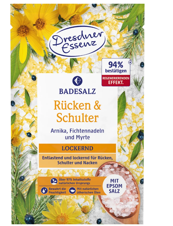 Dresdner Essenz bath salt for back and shoulders, 60 g