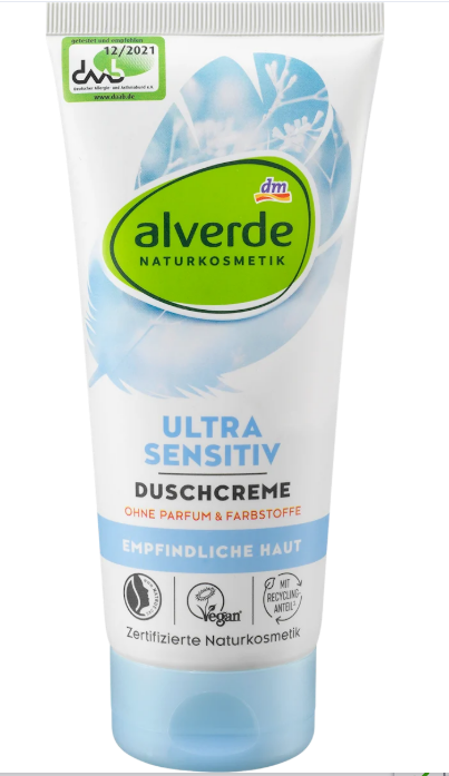 alverde NATURKOSMETIK Ultra Sensitive shower gel, 200 ml